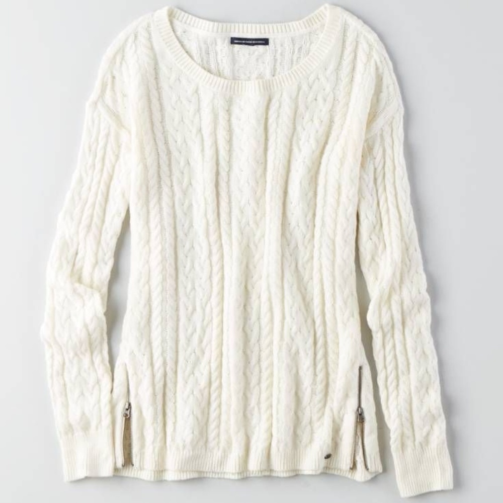 White Knit Sweater